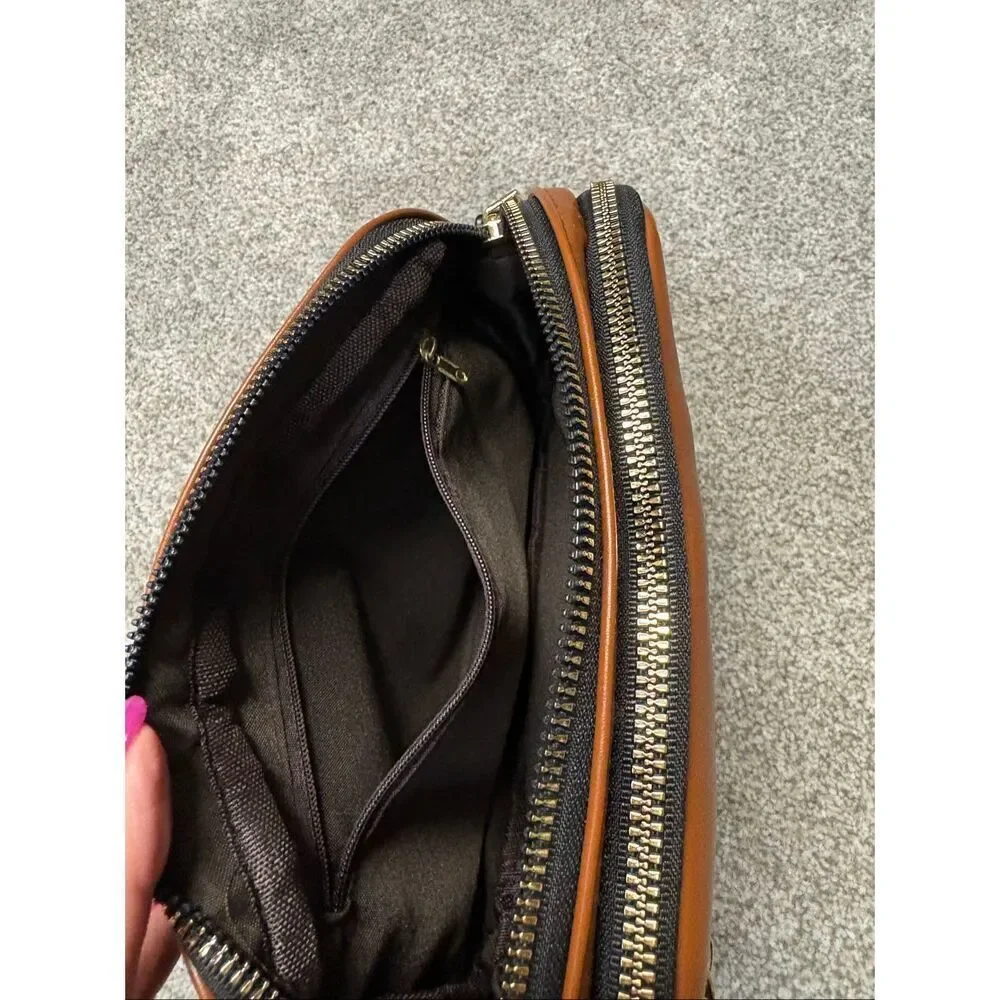 Boho Crossbody faux leather bag